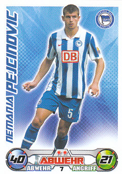 Nemanja Pejcinovic Hertha Berlin 2009/10 Topps MA Bundesliga #7